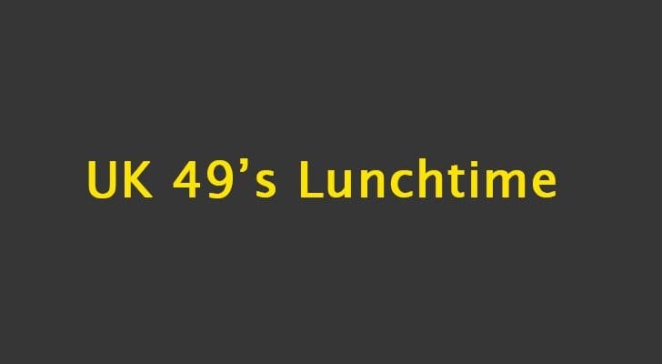 Uk49s Lunchtime Results Monday 27 January 2025