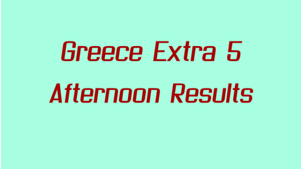 Greece Extra 5 Afternoon Results: Wednesday 29 June 2022