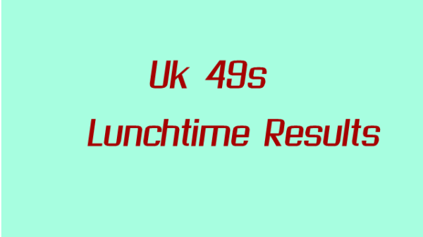 Uk49s Lunchtime Results Tuesday 24 May 2022