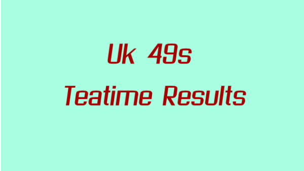 Uk49s Teatime Results: Monday 4 July 2022