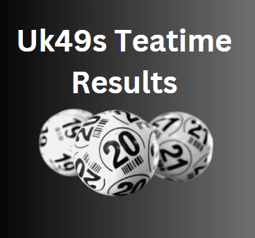 Uk49s Teatime Results: